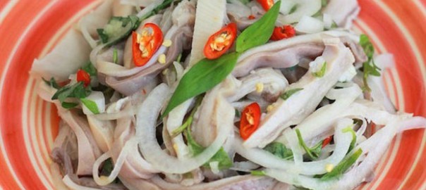 Gỏi bao tử heo thơm ngon