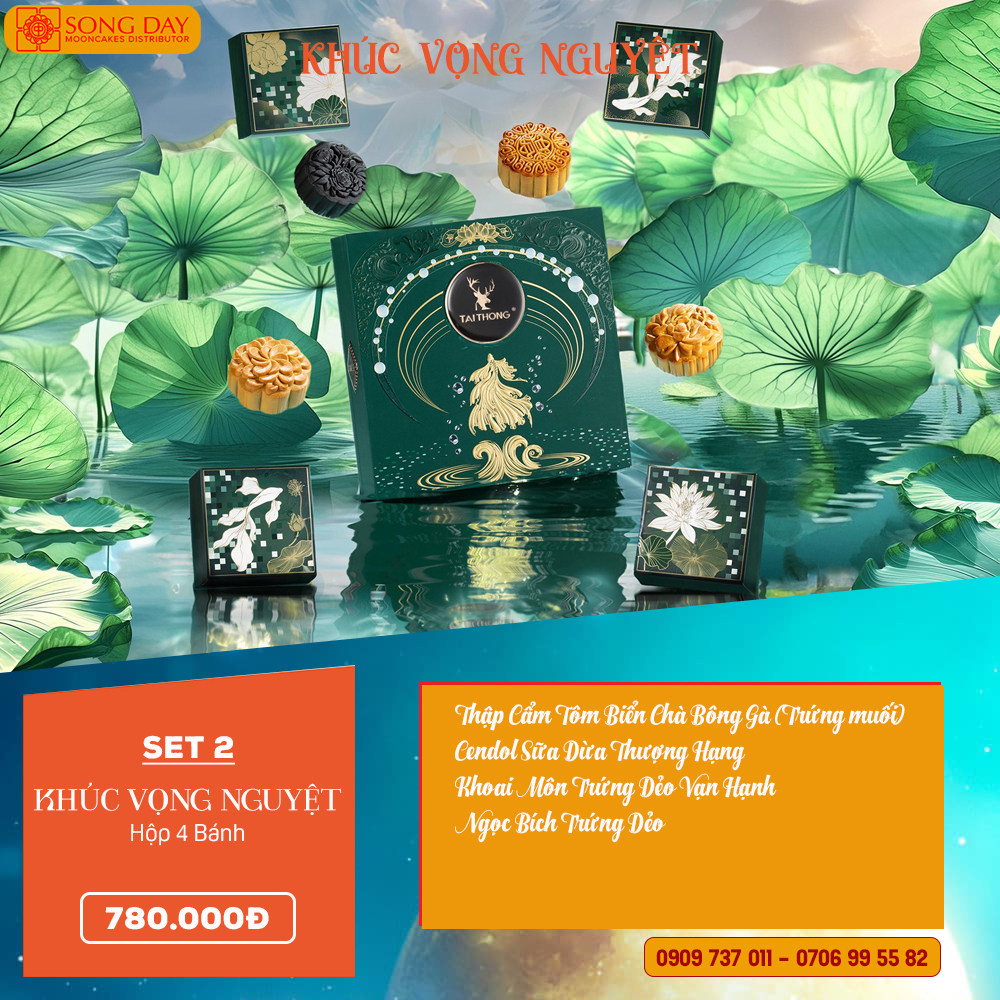 Hộp và combo Tai Thong KHÚC VỌNG NGUYỆT set 2