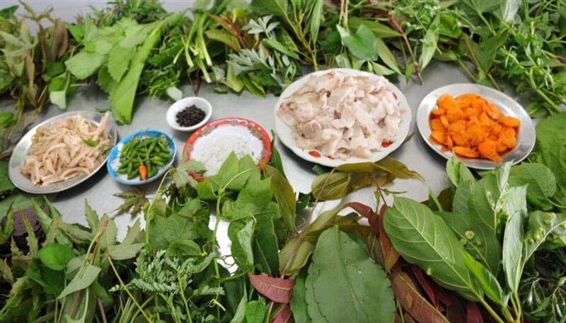 Các loại rau rừng Tây Nguyên