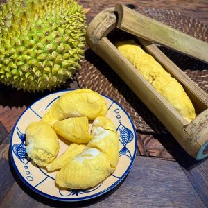 sầu riêng nướng ống tre