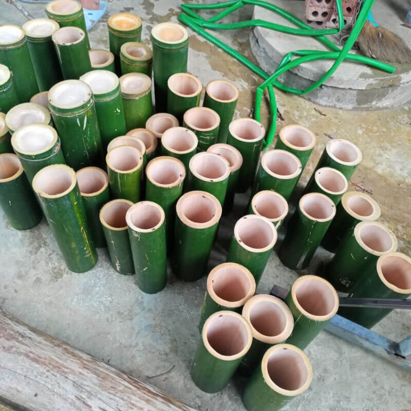 ống tre nướng sầu riêng dùng loại nào