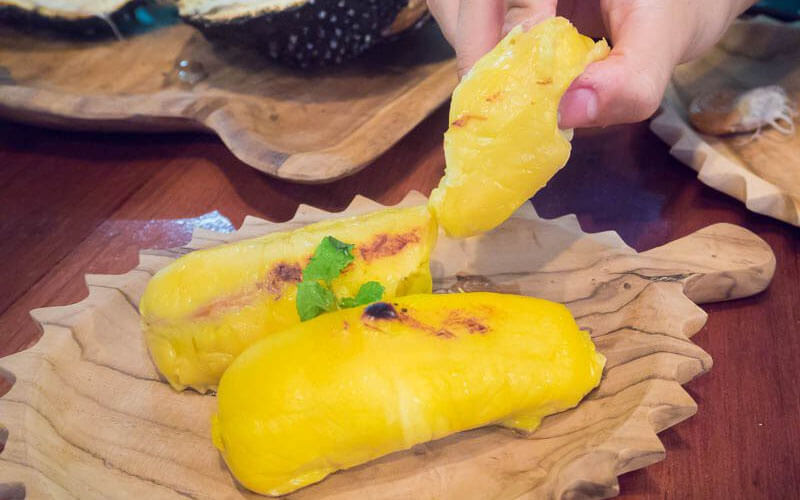 sầu riêng nướng