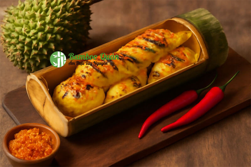 sầu riêng nướng muối ớt