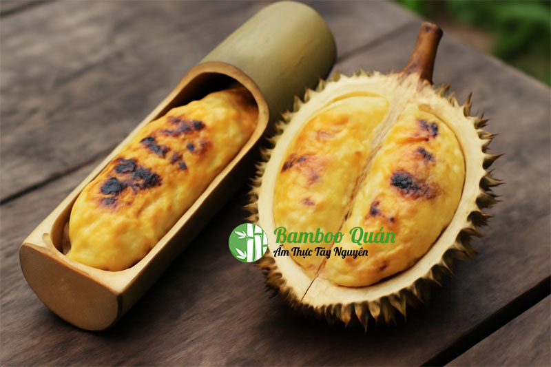 Tại sao sầu riêng nướng ống tre lại hấp dẫn?